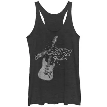 Юниорская майка Fender Starry Stratocaster Racerback Licensed Character, цвет Black Heather