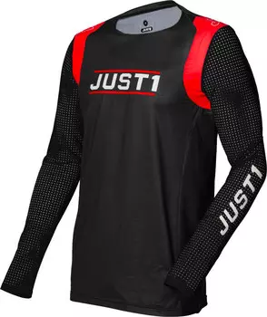 Джерси Just1 J-Flex Aria Мотокросс, черно-красные