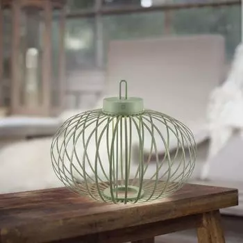 Just Light LED настольная лампа на аккумуляторе Akuba зеленого цвета 1,5 Вт 40 лм IP44 460 мм, зеленый