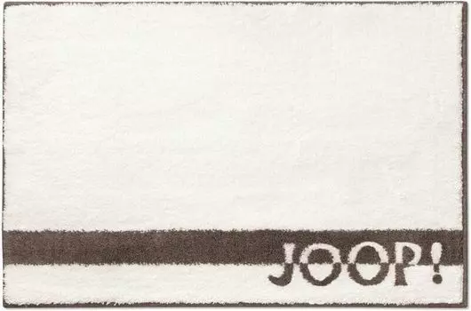 ЙУУП! delete коврик для ванной LOGO STRIPES цвет кремовый размер 60 x 90 см Joop