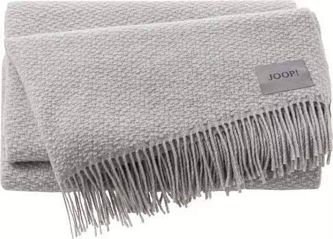 ЙУУП! Плед/одеяло FINE-WOVEN серебро 130 x 190см Joop