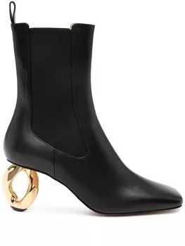JW Anderson ботинки на каблуке, черный
