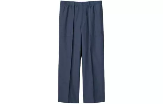 Jw Anderson Co-Branded Series Повседневные брюки мужские Темно-синие Uniqlo, темно-синий