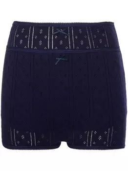 JW Anderson двухслойные шорты, синий