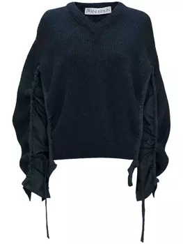 JW Anderson джемпер со сборками, синий
