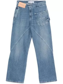 JW Anderson джинсы Twisted, синий