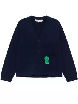JW Anderson кардиган Rosette, синий