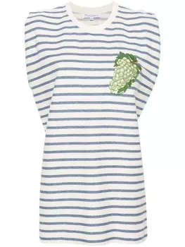 JW Anderson махровый топ Grape, белый