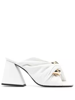 JW Anderson мюли Chain Twist, белый