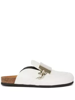 JW Anderson мюли Gourmet Chain, белый