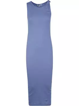 JW Anderson платье макси с вышивкой, синий