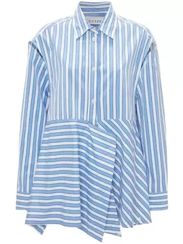 JW Anderson рубашка в полоску, синий