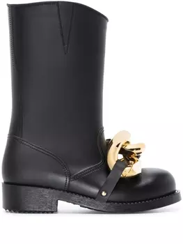 JW Anderson сапоги Hight Chain, черный