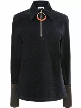 JW Anderson топ на молнии, синий