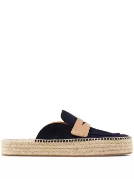 JW Anderson замшевые мюли, синий