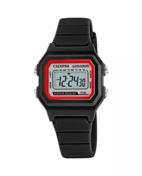 K5802/6 Crush женские резиновые часы черного цвета Calypso, черный