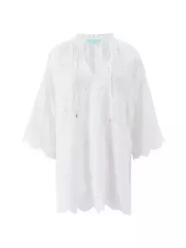 Кафтан с люверсами Lucy Cotton Melissa Odabash, белый
