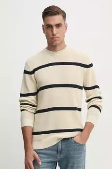 КАИР хлопковый свитер Pepe Jeans, бежевый