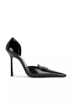 Каменный туфли Saint Laurent, цвет Nero