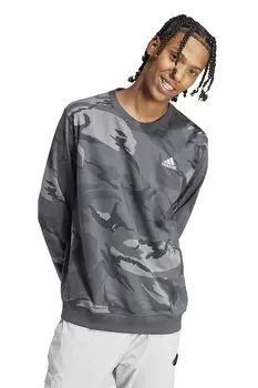 Камуфляжная толстовка Adidas Sportswear, серый