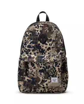 Камуфляжный экологичный мужской рюкзак 24 л с чехлом для ноутбука Herschel, зеленый