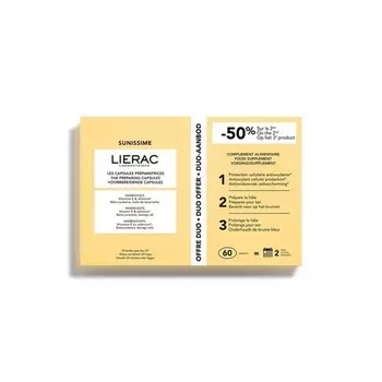 Капсулы Sunissime Duo 60 шт Lierac