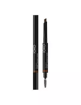 Карандаш для бровей 02, 5 г Joko, Brow Pencil Expert Color & Shape
