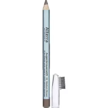Карандаш для бровей 02 - Средне-коричневый Alterra NATURKOSMETIK, 1,2 g