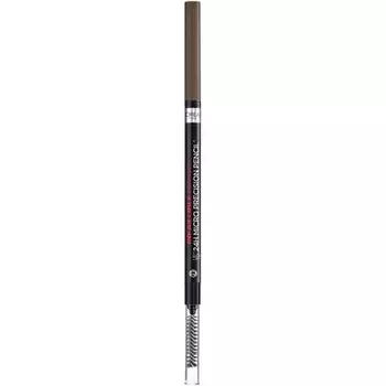 Карандаш для бровей Brow Artist Skinny Definer 109 Ebony с кисточкой, 4,5 г, L'Oreal