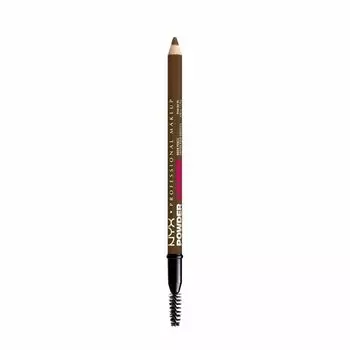 Карандаш для бровей powder louder brow pencil Nyx Professional Makeup, цвет soft brown, вес 1.15 гр.