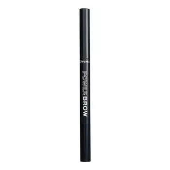 Карандаш для бровей Power Brow Makeup Revolution, цвет dark brown, 0,3 гр