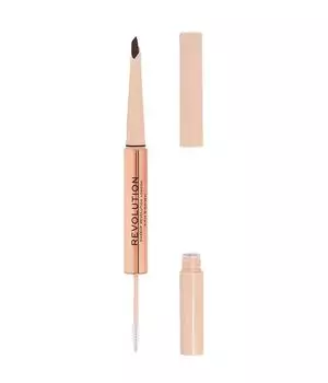 Карандаш для бровей REVOLUTION Fluffy Brow Filter Duo, Ash Brown, 1 ml