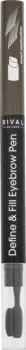 Карандаш для бровей RIVAL DE LOOP Define & Fill Eyebrow Pen 03 Coffee