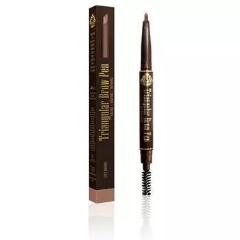 Карандаш для бровей Triangular Brow Pen Lpiz para Cejas Viva La Diva, Soft Brown