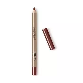 Карандаш для губ 08 Марсала, 1,2 г Kiko Milano, Creamy Color Comfort Lip Liner, красный