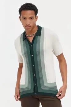 Кардиган Abercrombie & Fitch, зеленый
