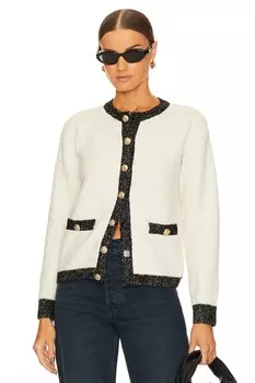 Кардиган BCBGeneration Contrast Knit, цвет Black Combo