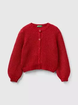 Кардиган Benetton Cardigan, красный