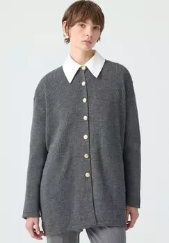 Кардиган BUTTONED LONG Touch Priv, антрацит