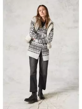 Кардиган Cecil Cardigan, цвет Grau/Schwarz