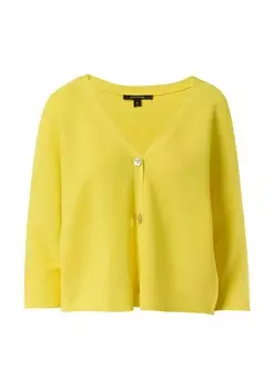 Кардиган COMMA Knit Cardigan, желтый