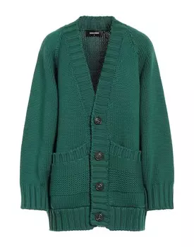 Кардиган Dsquared2, темно-зеленый