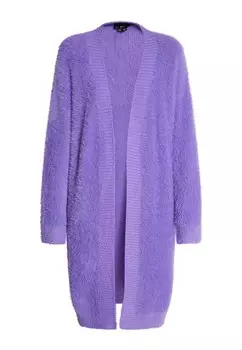 Кардиган faina Knit Cardigan, фиолетовый