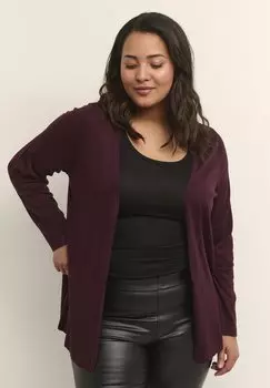 Кардиган FARSIA Kaffe Curve, цвет winetasting