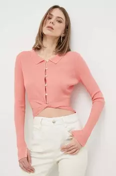 Кардиган Guess, розовый