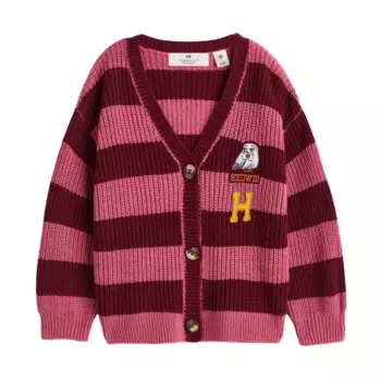 Кардиган H&amp;M Knitted Harry Potter, темно-красный