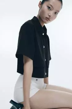 Кардиган из джерси H&M, черный