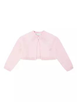 Кардиган из хлопка Monnalisa, розовый
