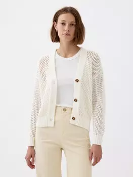 Кардиган крючком Gap, белый