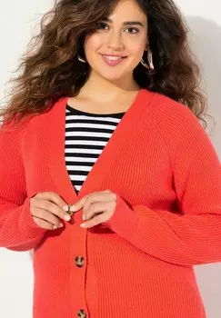 Кардиган LONG SLEEVE Ulla Popken, розовый